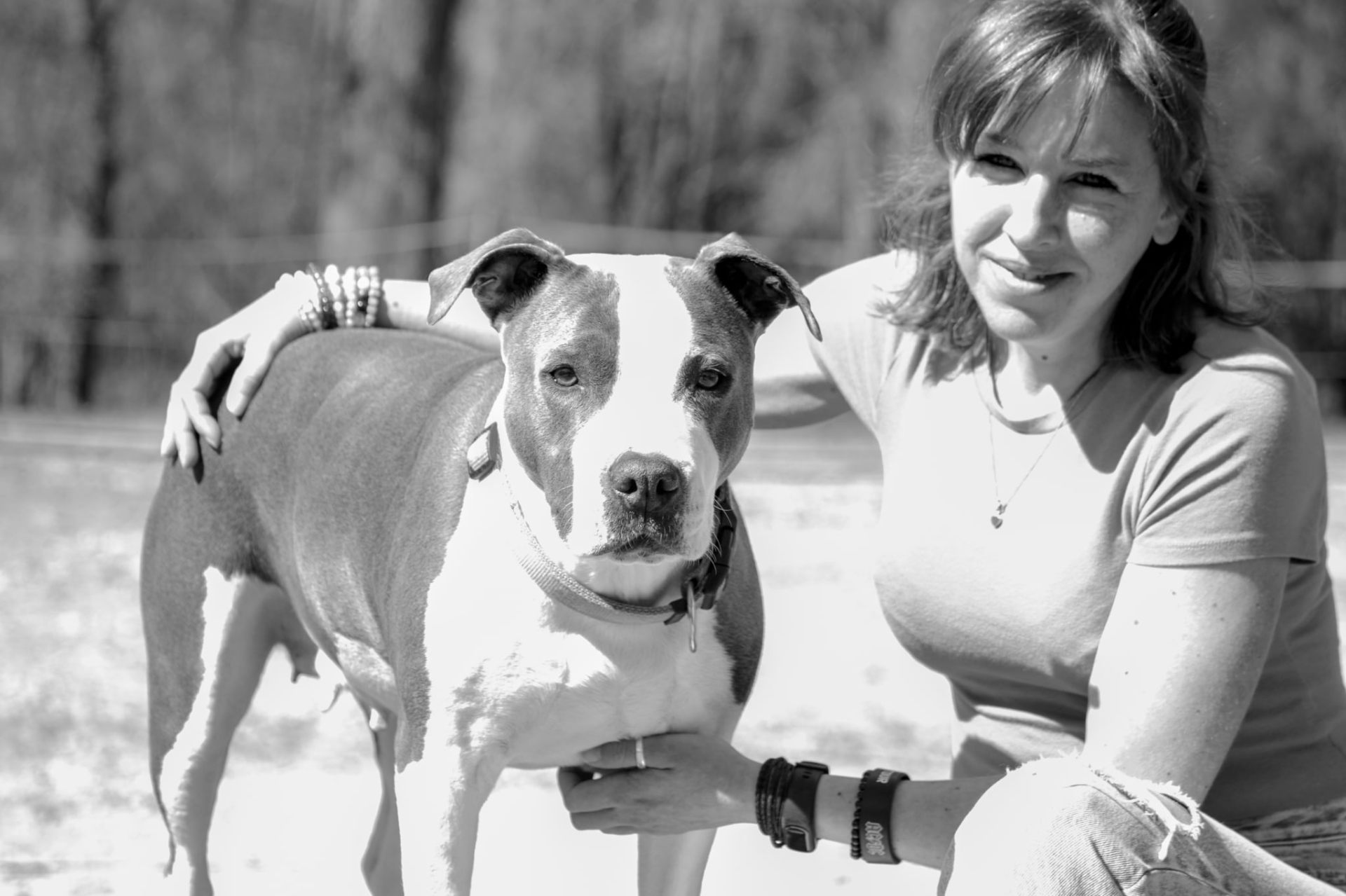 Adri et son chien